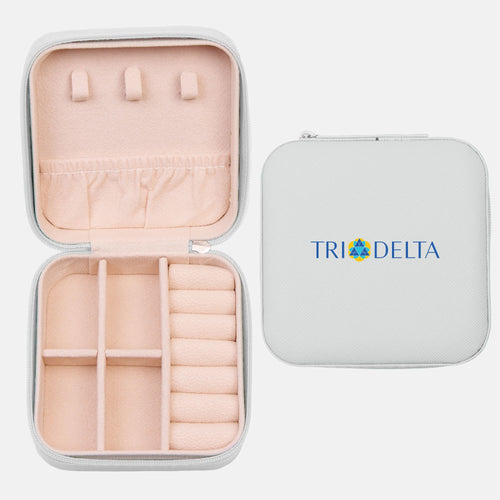 Delta Delta Delta Horizontal Jewelry Travel Case