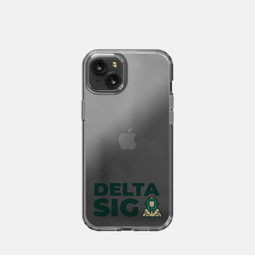 Delta Sig iPhone Plus 15 Clear Case