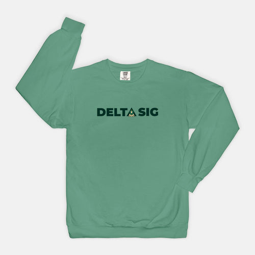 Delta Sig Comfort Colors Crewneck Sweatshirt