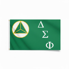Load image into Gallery viewer, Double-Sided Delta Sigma Phi Official Fraternity Flag