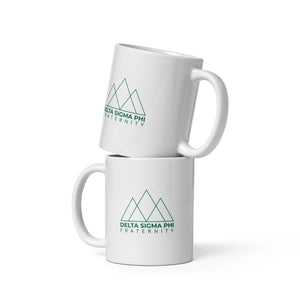 Delta Sigma Phi Fraternity White Glossy Mug