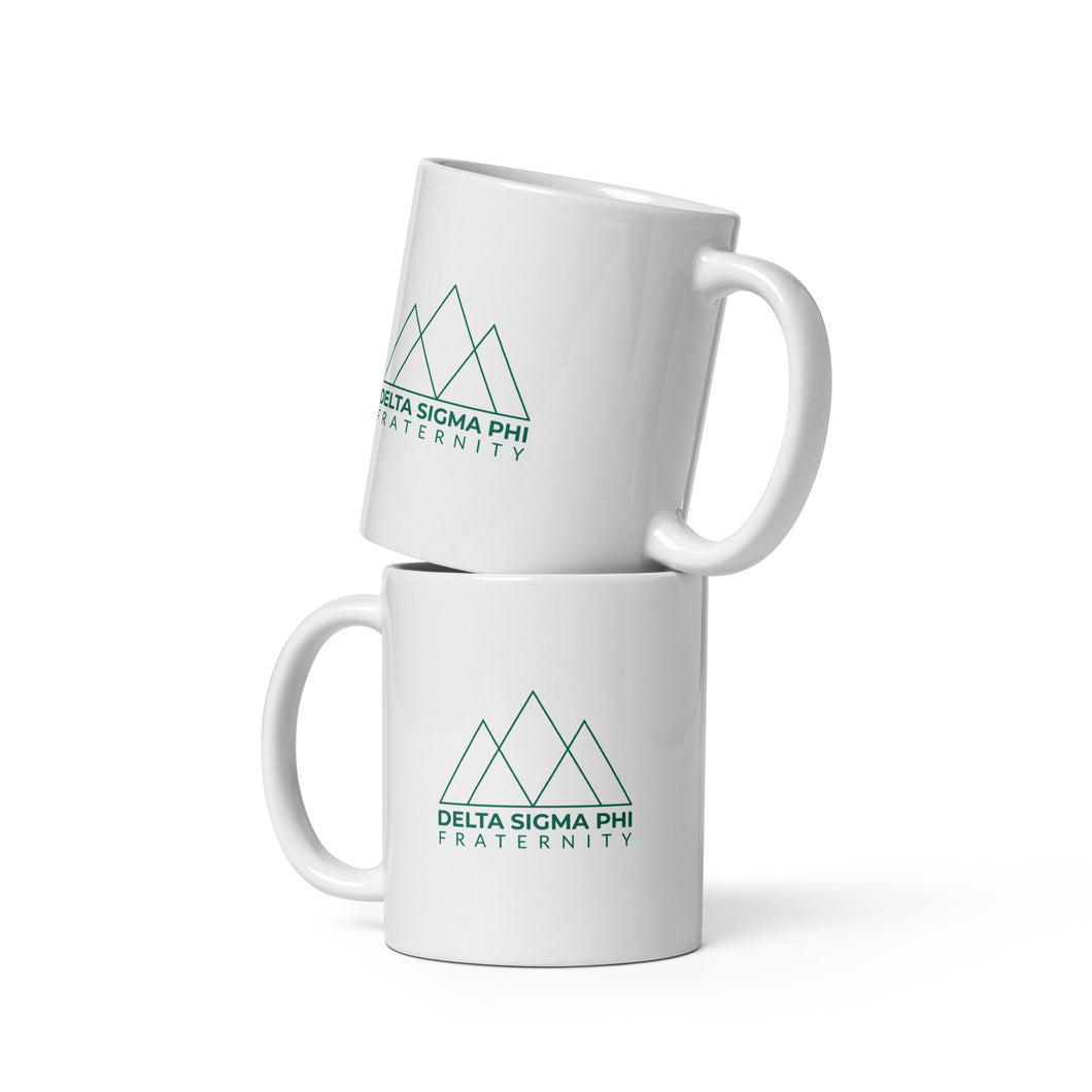 Delta Sigma Phi Fraternity White Glossy Mug