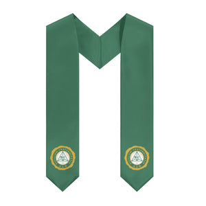 Delta Sigma Phi Stole With Seal - Green