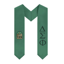 Load image into Gallery viewer, Delta Sigma Phi 125th Anniversary Graduation Stole - Dark Green