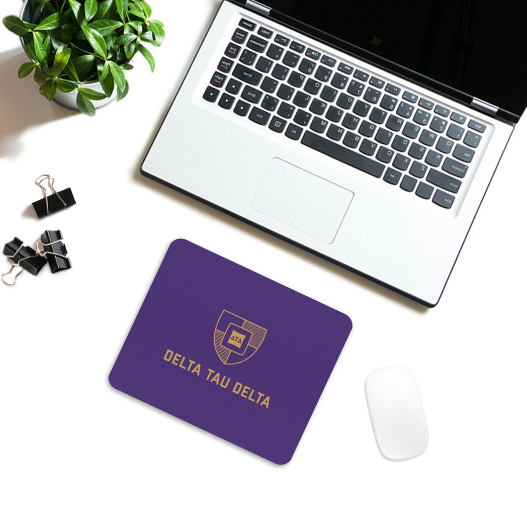 Delta Tau Delta Mouse Pad - Explorer Purple
