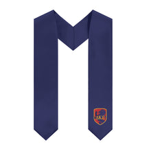 Load image into Gallery viewer, Delta Kappa Epsilon Stole With Primary Badge - Navy