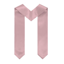 Load image into Gallery viewer, Delta Gamma + Crest + Class of 2024 Graduation Stole - Pink &amp; Dusty Blue