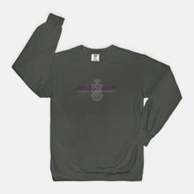 Load image into Gallery viewer, Phi Sigma Pi Shield Comfort Colors Crewneck Sweatshirt