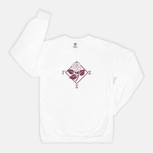 Gamma Sigma Sigma Rose Comfort Colors Sweatshirt