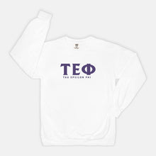 Load image into Gallery viewer, Tau Epsilon Phi Comfort Colors Sweatshirt