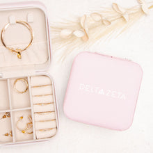 Load image into Gallery viewer, Delta Zeta Wordmark Jewelry Travel Case