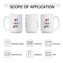 Load image into Gallery viewer, Pi Beta Phi Bubble Sorority Mug