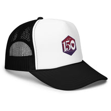 Load image into Gallery viewer, Sigma Kappa Anniversary Badge Foam Trucker Hat