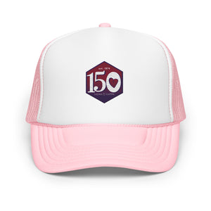 Sigma Kappa Anniversary Badge Foam Trucker Hat