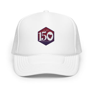 Sigma Kappa Anniversary Badge Foam Trucker Hat