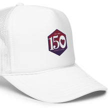 Load image into Gallery viewer, Sigma Kappa Anniversary Badge Foam Trucker Hat