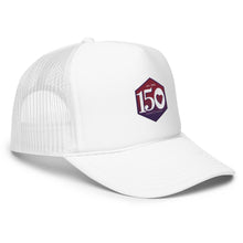 Load image into Gallery viewer, Sigma Kappa Anniversary Badge Foam Trucker Hat