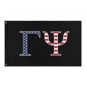 Gamma Psi USA Flag - Black