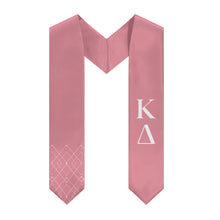 Load image into Gallery viewer, Kappa Delta Diamond Stole - Active Pink