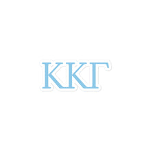 Load image into Gallery viewer, Kappa Kappa Gamma Sorority Letters Sticker - Light Blue