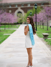 Load image into Gallery viewer, Kappa Kappa Gamma Simple Stole - Light Blue &amp; Royal Blue