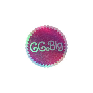 GGBig Barbie Matel Holographic Sticker