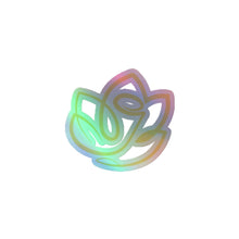 Load image into Gallery viewer, Omega Phi Alpha Holographic Rose Sticker - Leadership