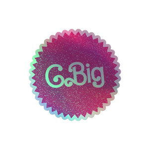 GBig Barbie Matel Holographic Sticker