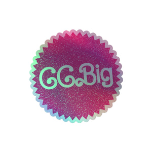 GGBig Barbie Matel Holographic Sticker