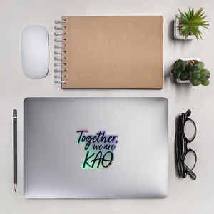 Together, We Are Kappa Alpha Theta Holographic Sticker