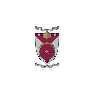 Phi Sigma Rho Crest Sticker