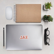 Load image into Gallery viewer, Delta Kappa Epsilon Greek Letters Sticker - Red