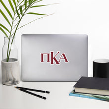 Load image into Gallery viewer, Pi Kappa Alpha Primary Greek Letters Sticker - Maroon