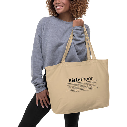 Sisterhood Large Organic Tote Bag