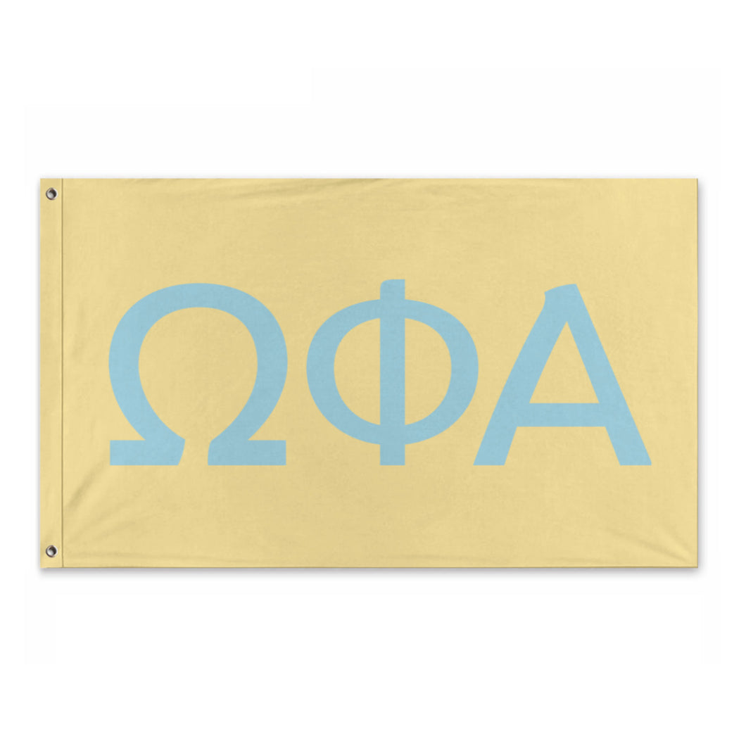 Omega Phi Alpha Official Letters Flag - Leadership & Friendship