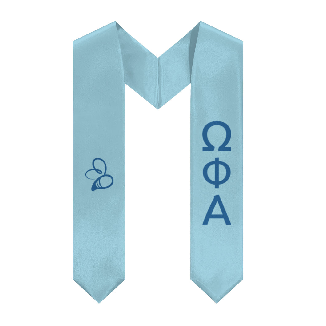 Omega Phi Alpha Stole With Bee - Friendship & Service