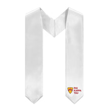 Load image into Gallery viewer, Phi Kappa Tau Logo Stole - White