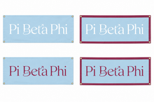 Load image into Gallery viewer, Pi Beta Phi Custom Logo Banner