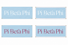 Load image into Gallery viewer, Pi Beta Phi Custom Logo Banner