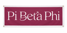 Load image into Gallery viewer, Pi Beta Phi Custom Logo Banner