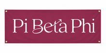 Load image into Gallery viewer, Pi Beta Phi Custom Logo Banner