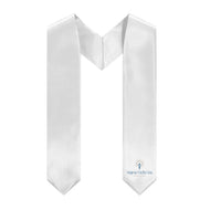 Sigma Delta Tau Logo Stole - White