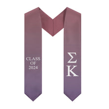 Load image into Gallery viewer, Sigma Kappa Gradient Sorority Stole
