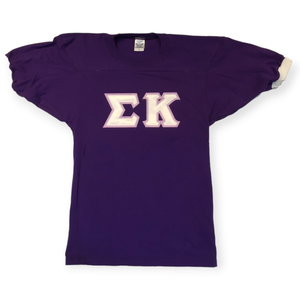 Sigma Kappa Jersey Shirt - Purple, White & Lavender