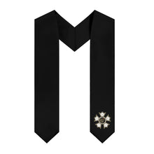 Load image into Gallery viewer, Sigma Nu Stole With Badge - Black