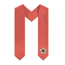Load image into Gallery viewer, Sigma Nu Stole With Badge - Pastel Red