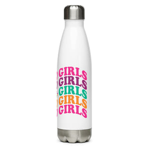NPC Let's Go Girls Stainless Steel Water Bottle