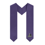 Tau Epsilon Phi Stole With Mascot - Purple
