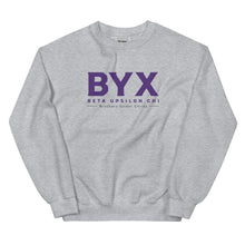 Load image into Gallery viewer, Beta Upsilon Chi Basic Sweatshirt - Light