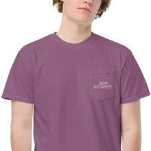 Load image into Gallery viewer, Delta Sigma Phi Comfort Colors Pocket T-Shirt - Dark